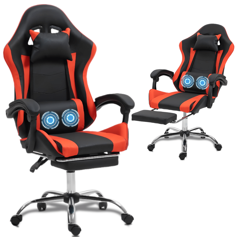 Video Games - Fauteuil de jeu avec support lombaire