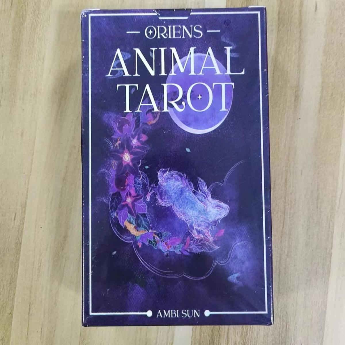 Tarot Cards Deck With Guidebook - 78 cartes de tarot Oriens animaux