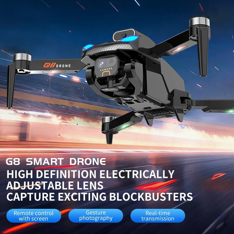 Drone pliable G8 GPS original  - Fpv Brushless Rc Drone 4K avis et prix