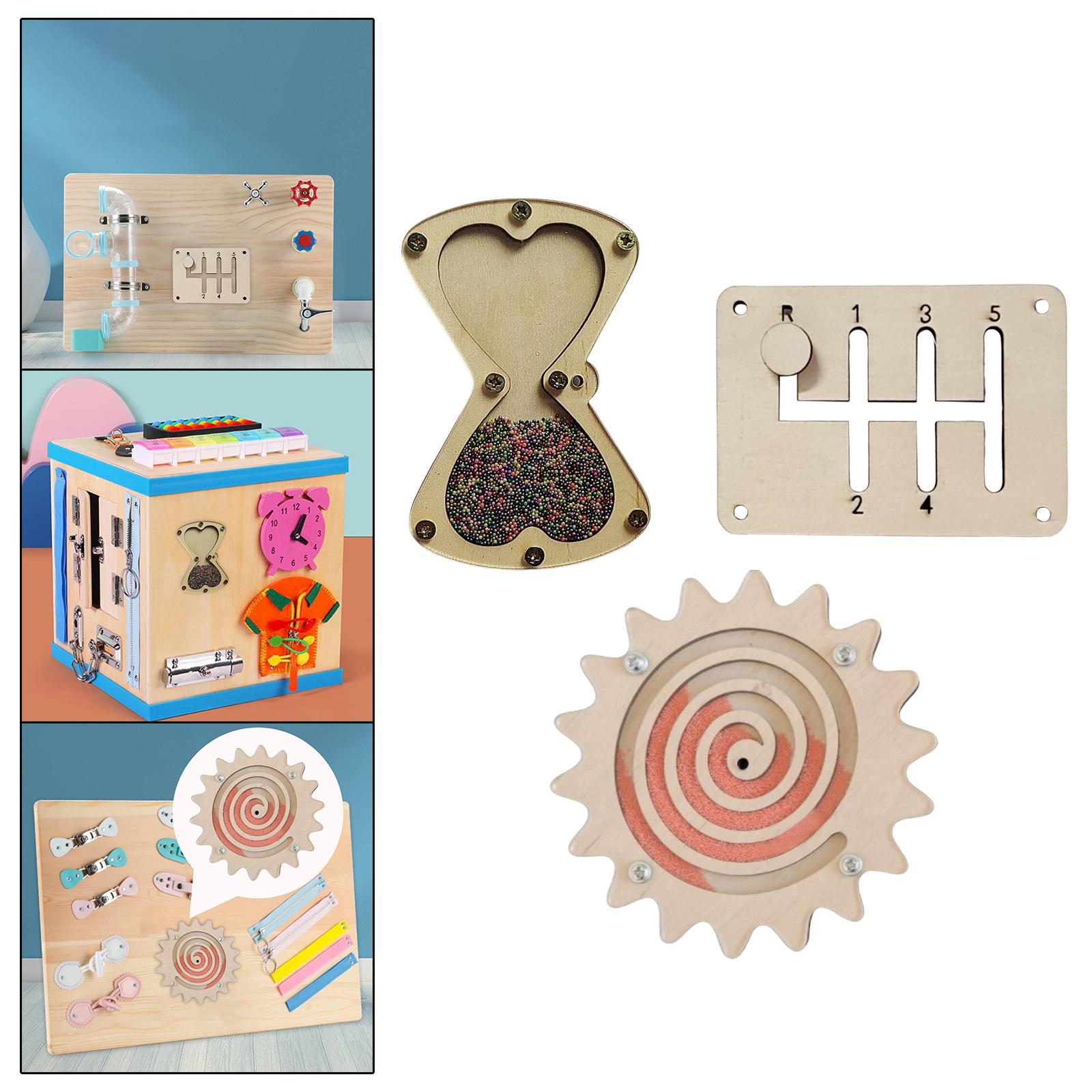 Accessoire pour tableau d'acti - Montessori Wooden Busy Board Toddler avis et prix