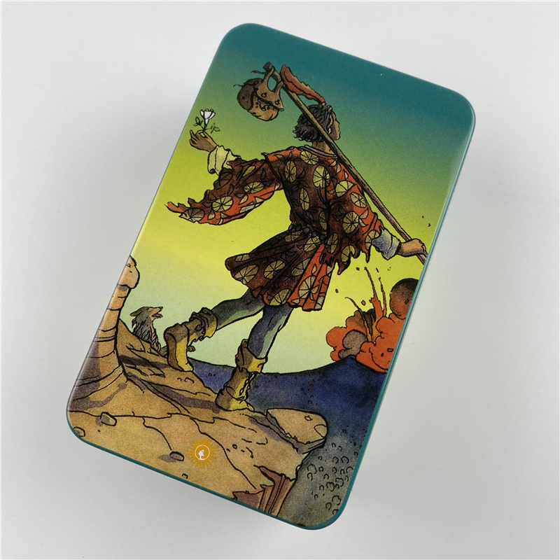 Boîte en métal édition dorée,  - Tarot Cards Deck With Guidebook avis et prix