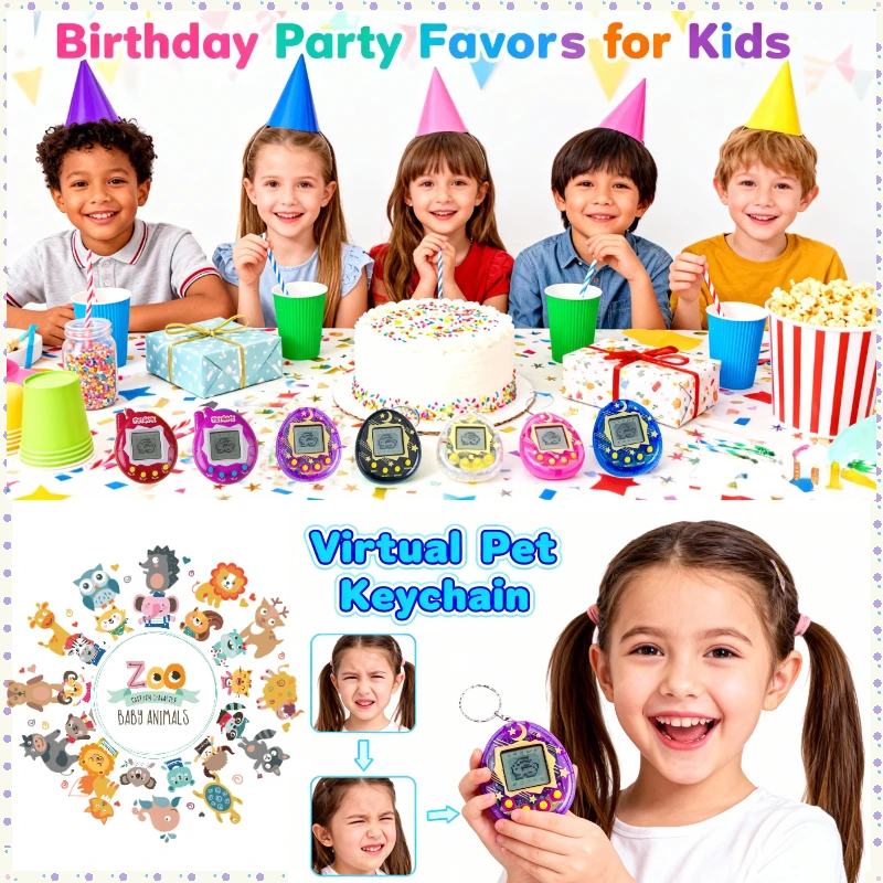 64-6PCS Porte-clés virtuel Tam - Tamagotchi Electronic Pet Virtual avis et prix
