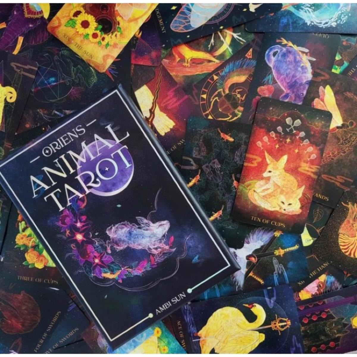 78 cartes de tarot Oriens anim - Tarot Cards Deck With Guidebook avis et prix